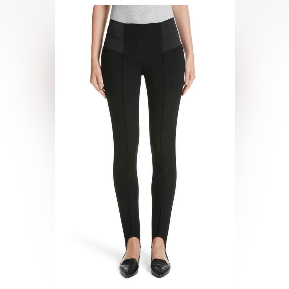 Lafayette 148 New York Black Stirrup Leggings